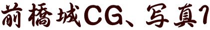前橋城CG、写真1